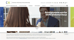 Desktop Screenshot of cik.uke.gov.pl