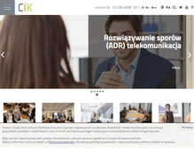 Tablet Screenshot of cik.uke.gov.pl